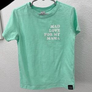 Lenox James Mint Green 'Mad Love For My Mama' Short Sleeve Tee